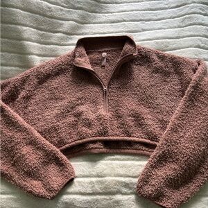SKIMS Cozy Knit Cropped Sweater